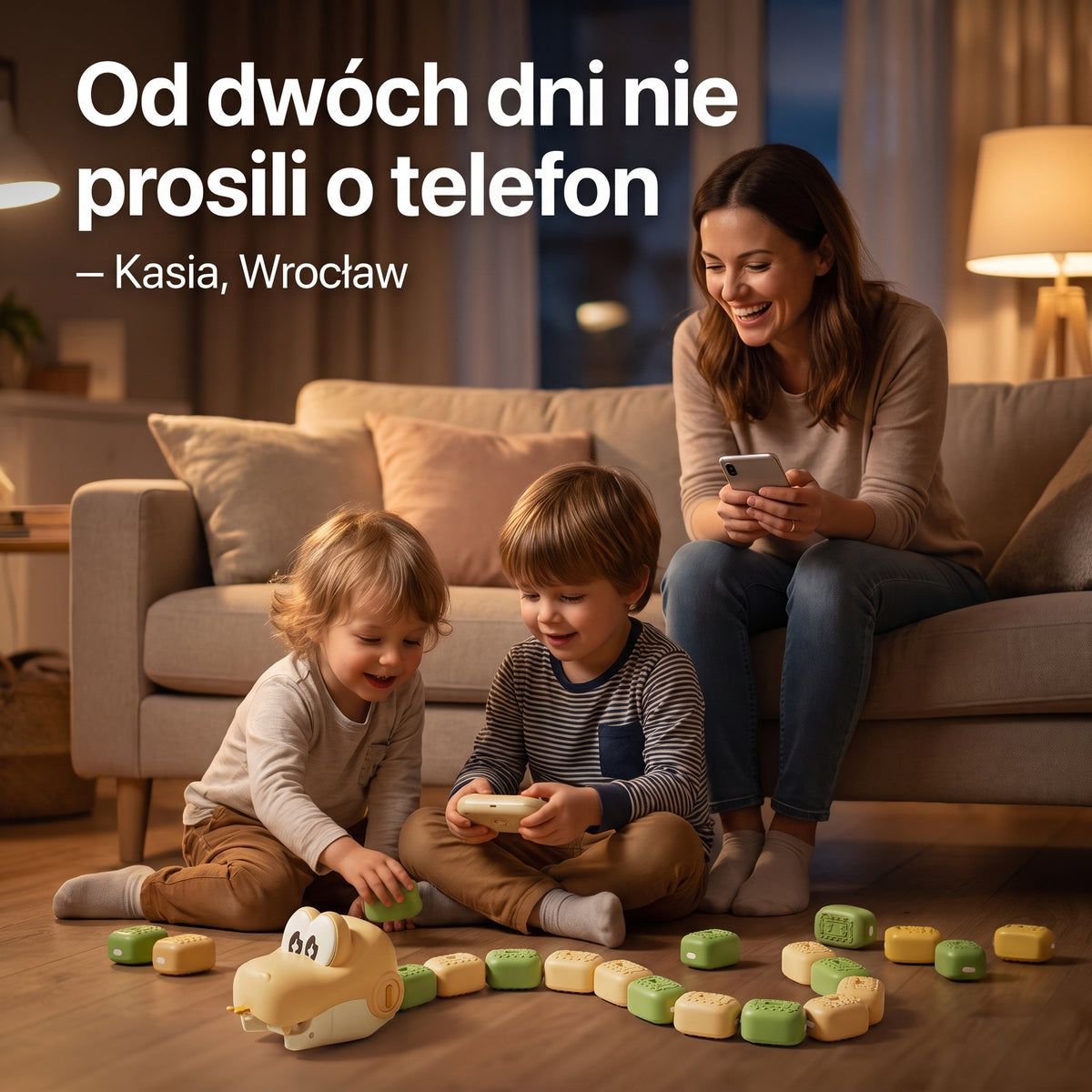 SnappySnake™ — Wąż na Pilota, Który Rośnie z Każdym Kąskiem