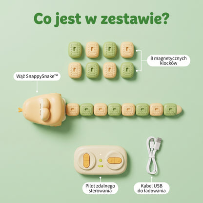 SnappySnake™ — Wąż na Pilota, Który Rośnie z Każdym Kąskiem